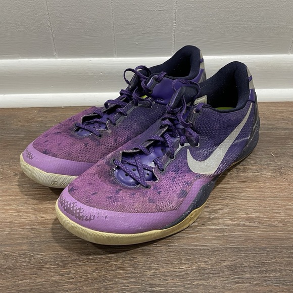 Nike Kobe 8 System Purple Gradient Men\'s Basketball Shoes 555035-500 Sz 12 FAIR